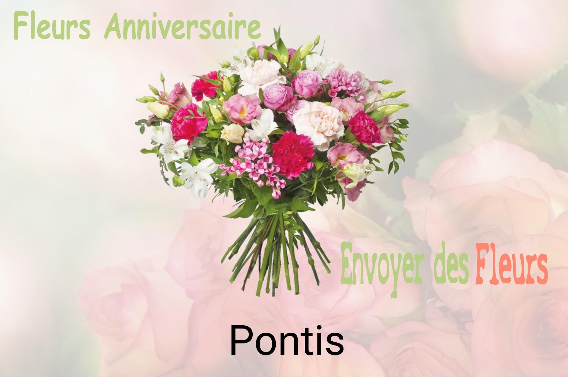 Bouquet de fleurs d’anniversaire livré à Pontis